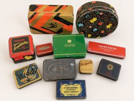 11 Vintage Blechdosen Konvolut | Batschari