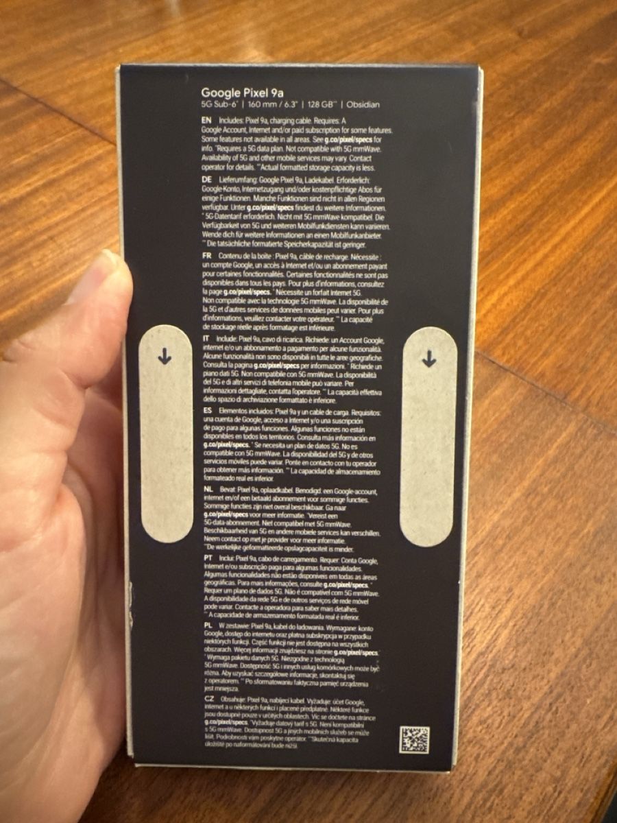 Google Handys / Smartphones: NEW Google Pixel 9A 128gb Obsidian  – Neu und originalverpackt aus Thalwil von Raphael_GT 3