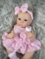 Reborn Baby Puppe Voll-Vinyl: Mädchen