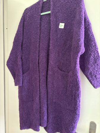 Neuer Strickmantel AMERICAN VINTAGE Pflaume