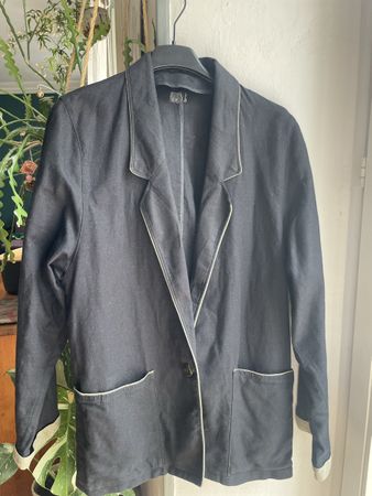 Veste vintage lin/coton 38