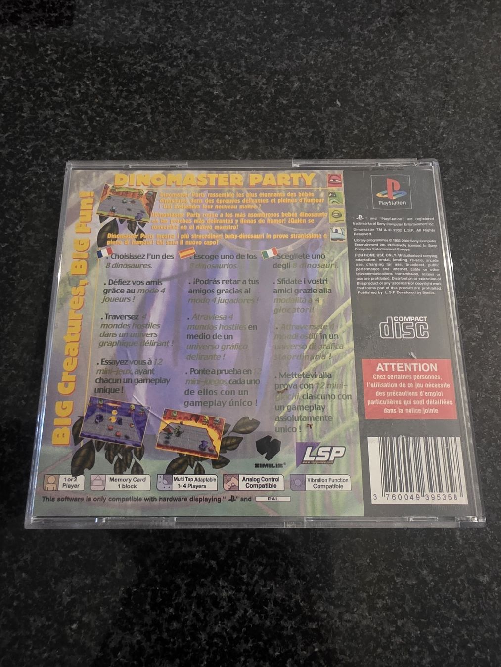 Spiele: DinoMaster Party PS1 – Gebraucht aus Chavornay von Crash37 1