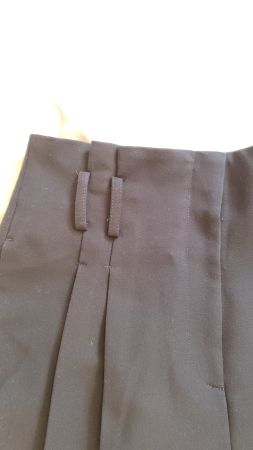 Elegante, schwarze Anzugs-Hose, Gr. 38, neu