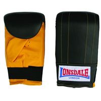 Ausverkauf - Lonsdale Exercise Mitts aus Leder Schwarz XS