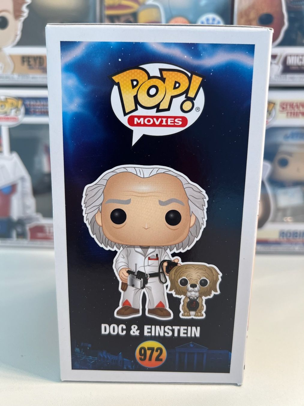 Funko Statuette: Funko POP! Retour vers le Futur Doc & Einstein Edition Limit – Nuovo e nell'imballaggio originale da Le Mouret venduto da perfectbijou 1