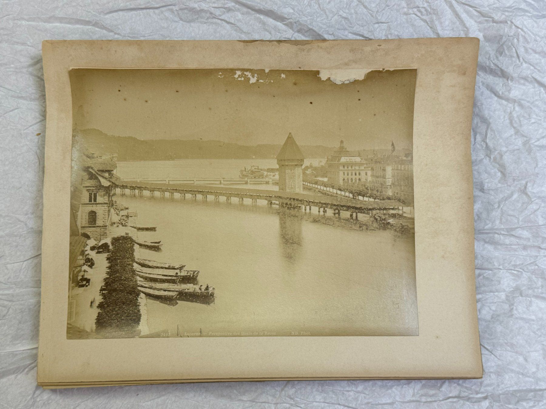 Poster & Bilder: Prospective de ques de la reuss lucerne, Lucerna – Gebraucht aus Genève von GenevasWunderkammer