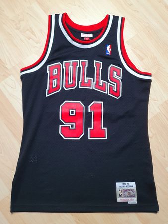 Chicago Bulls Rodman 91 Trikot Mitchell & Ness Gr. M