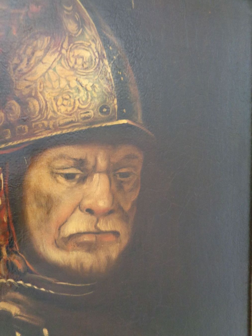 Gemälde: Der Mann mit dem Goldhelm- Oel auf Leine – Gebraucht aus Chur von omonia 6