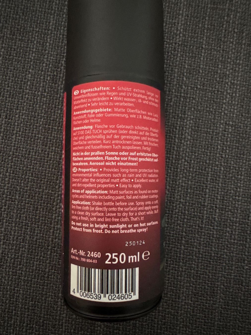 Pflegeprodukte: Dr. Wack Matt Wachs Spray Neu – Gebraucht aus Rickenbach LU von Mita.Chris 1