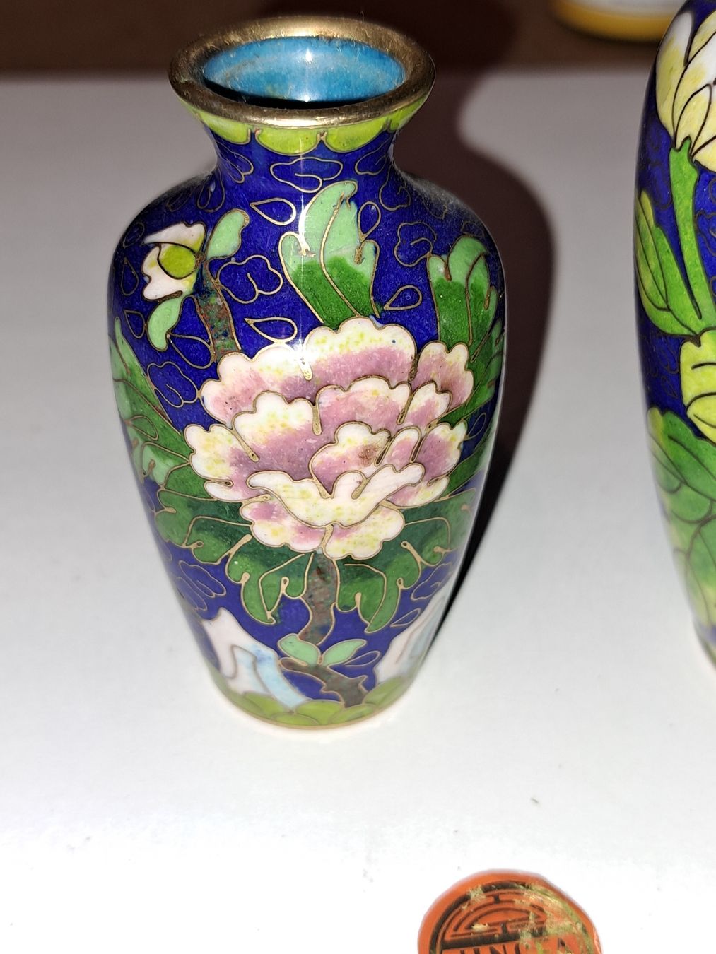Vasi & Recipienti: Cloisonné, Vintage, Handbemalt, Vasen – Usato da Kölliken venduto da Upcycling-by-Mc-TAM 6