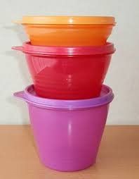 Tupperware Contenitori & Simili: Frische Trio - Schüssel - tupperware – Nuovo (secondo la descrizione) da Winkel venduto da davos220