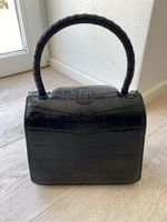 Fendi Vintage Kroko Tasche Schwarz, Top Zustand!