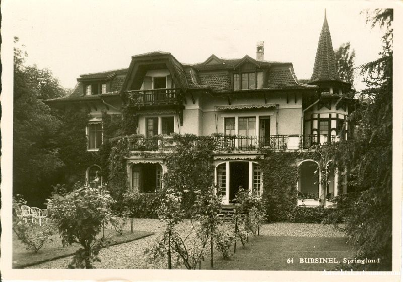 Cartoline postali: Bursinel + ca. 1940 – Usato da Emmenbrücke venduto da teestube