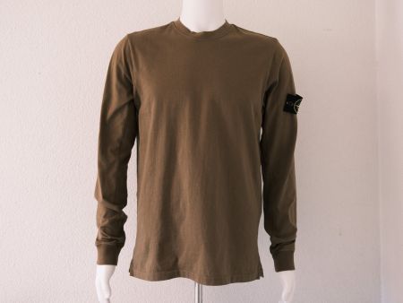 STONE ISLAND T-Shirt/Longsleeve/Crewneck Camel Grösse L
