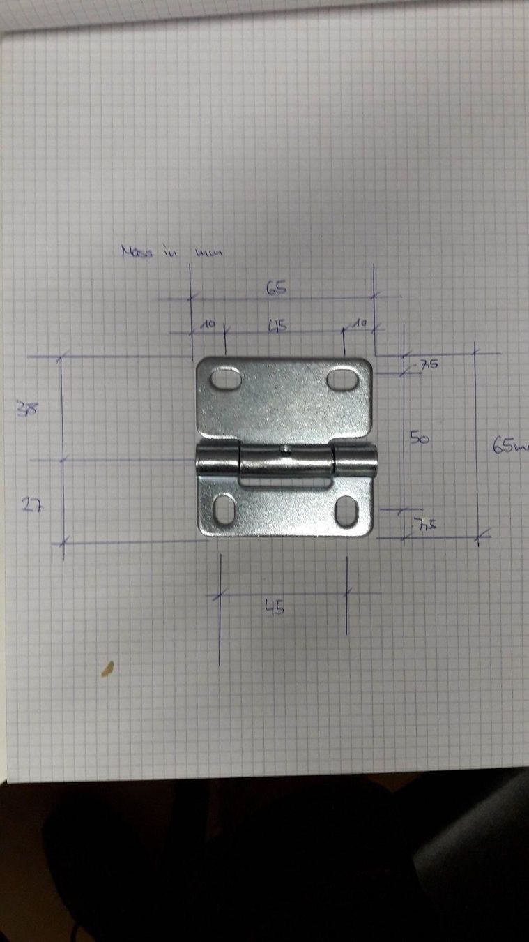 Ferramenta: Schanier Metall – Nuovo (secondo la descrizione) da Arnegg venduto da Funny05 2