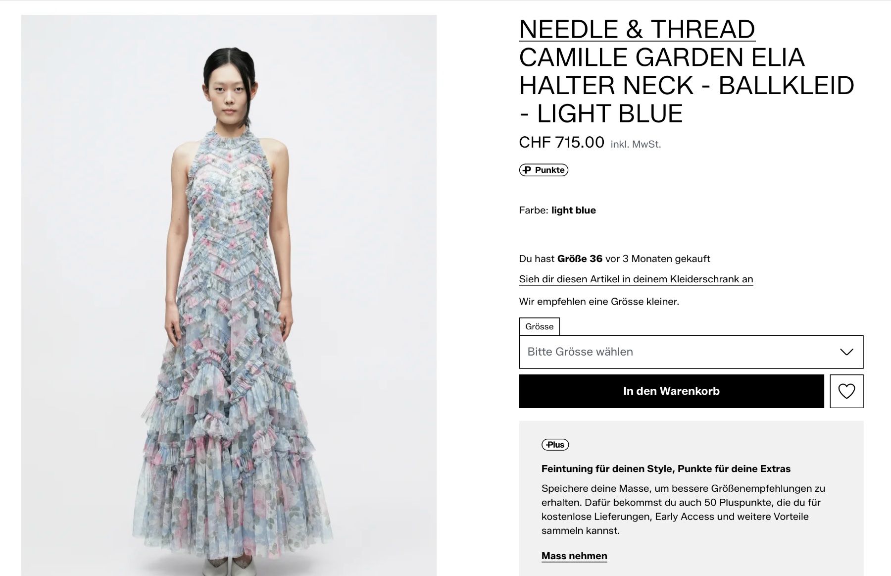 Kleider: NEU NEEDLE & THREAD, Ballkleid, Gr. 36 – Neu und originalverpackt aus Winterthur von Sunshine143 7