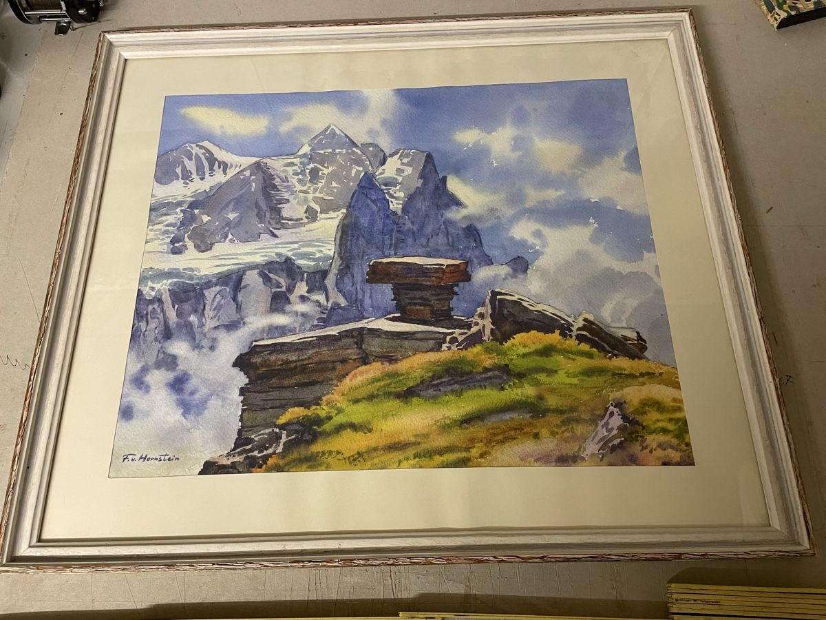 Poster & Bilder: Berner Oberland, Aquarell – Gebraucht aus Hindelbank von chinok01