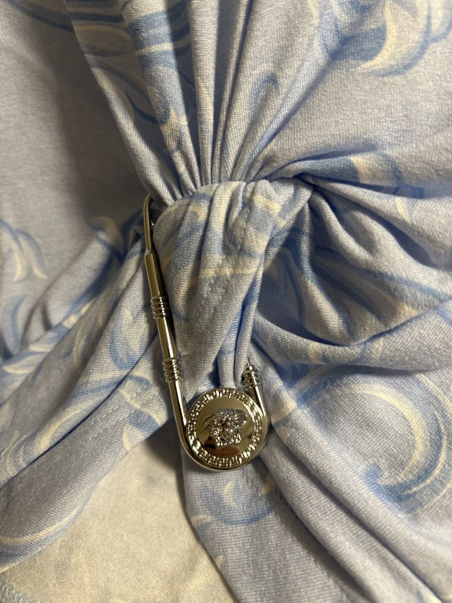 Versace T-shirt: Authentic Versace original top, blue pattern, MEDUSA – Nuovo e nell'imballaggio originale da Zürich venduto da sel_tvq7 1