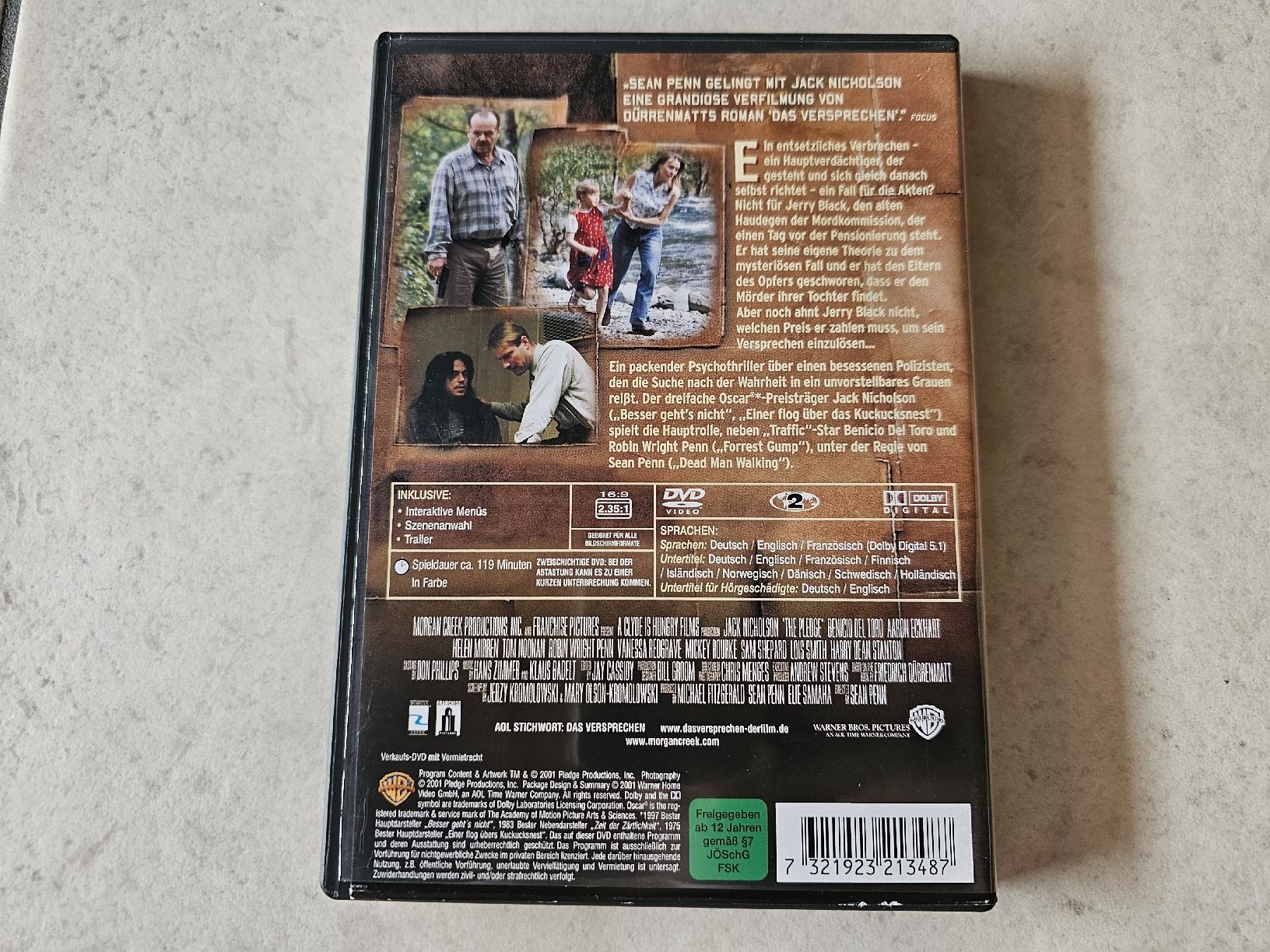 Tutti i DVDs: Das Versprechen  /  (Jack Nicholson) – Usato da Schneisingen venduto da backstore24 1