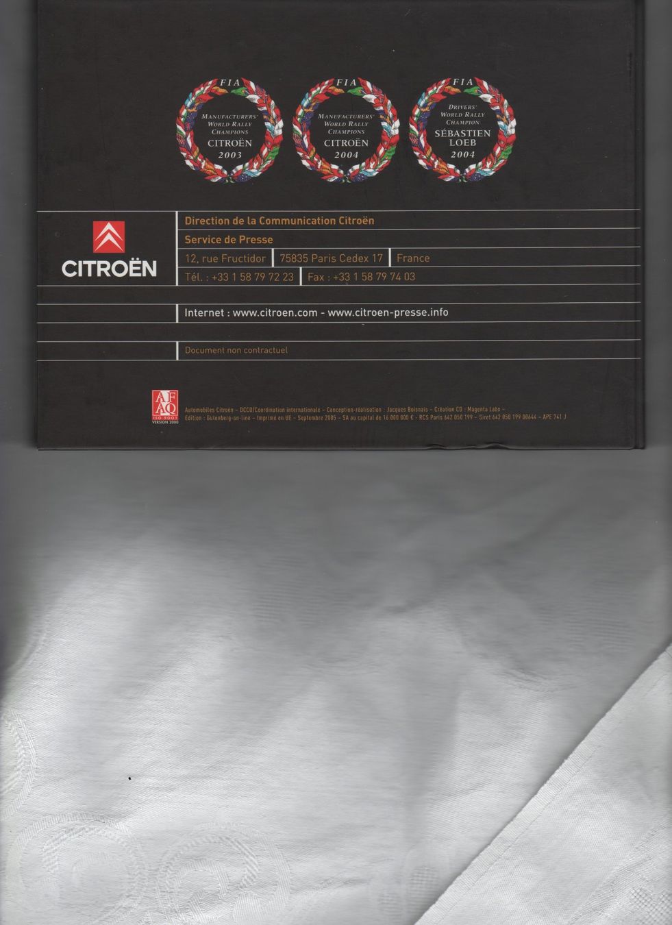 Citroën Documenti: Presseinformation Citroen C1,C2,C3 IAA 2005 – Nuovo (secondo la descrizione) da Corminboeuf venduto da corbay51071 2