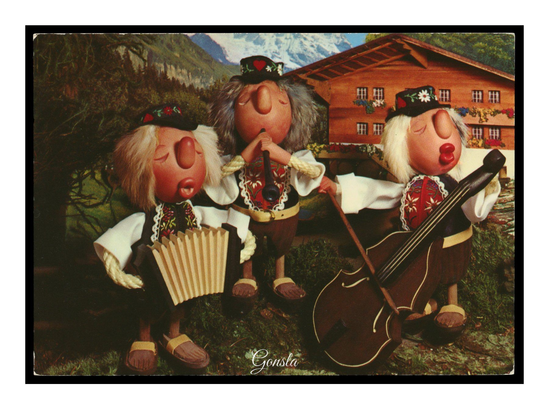 Cartoline postali: CASY BOY - 1960 "Schweizer Ländlermusik" – Usato da Onex venduto da Lagorel01