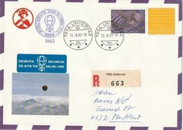 Ballonpost Mürren 1982