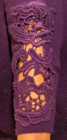 4 Pullover zusammen, Gr. 40 (violett, braun, lila, oliv)