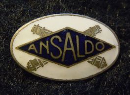 ANSALDO- Altes Knopfloch Autoabzeichen (1920er Jahren)