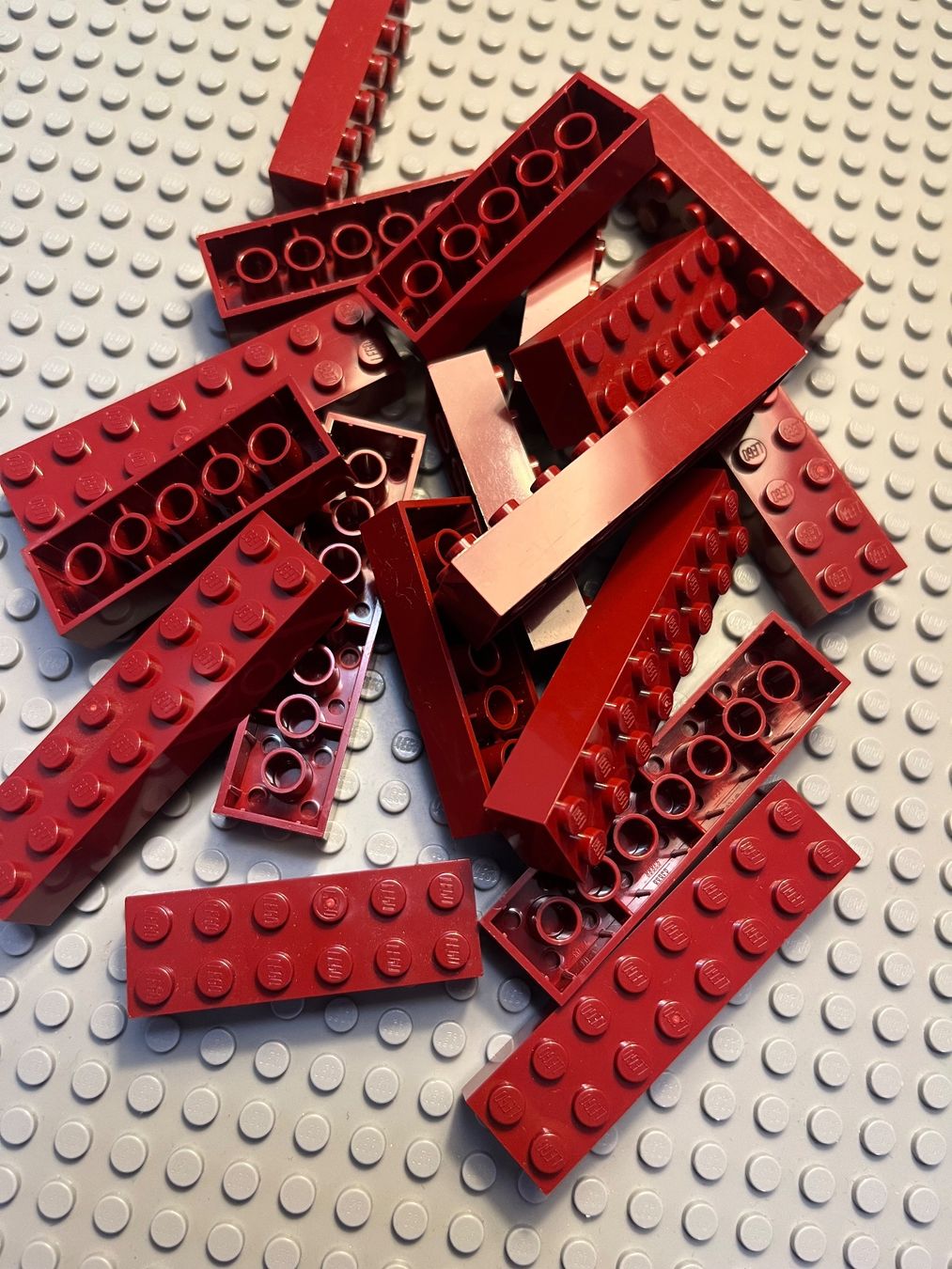 Lego Kit di costruzioni: Lego 18x Stein dunkelrot – Nuovo (secondo la descrizione) da Basel venduto da Swi-7621