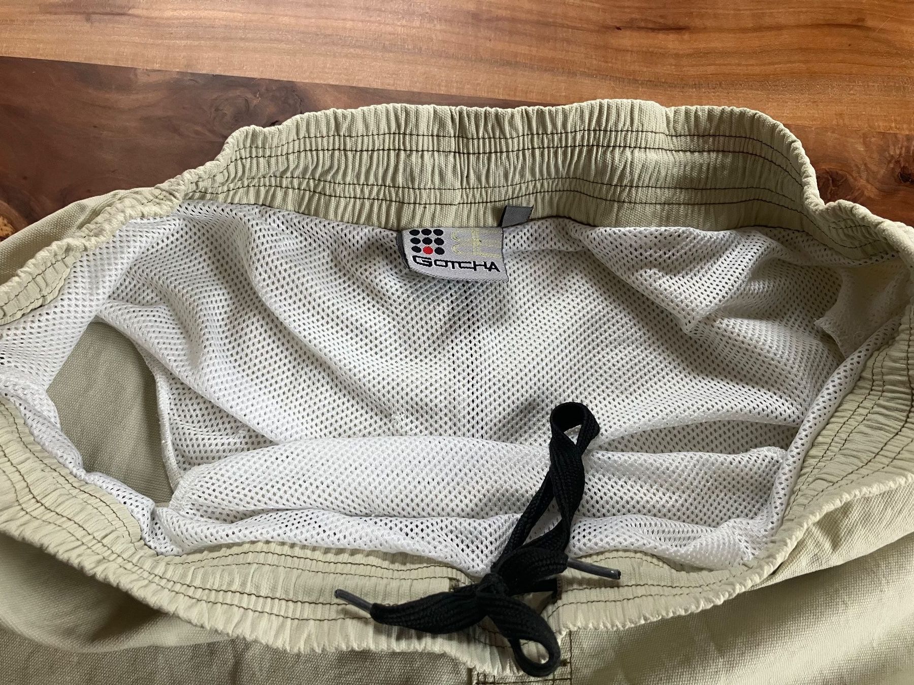 Pantaloni: Shorts/ Badeshorts von Gotcha, beige – Usato da Bern venduto da sturmmoewe 2