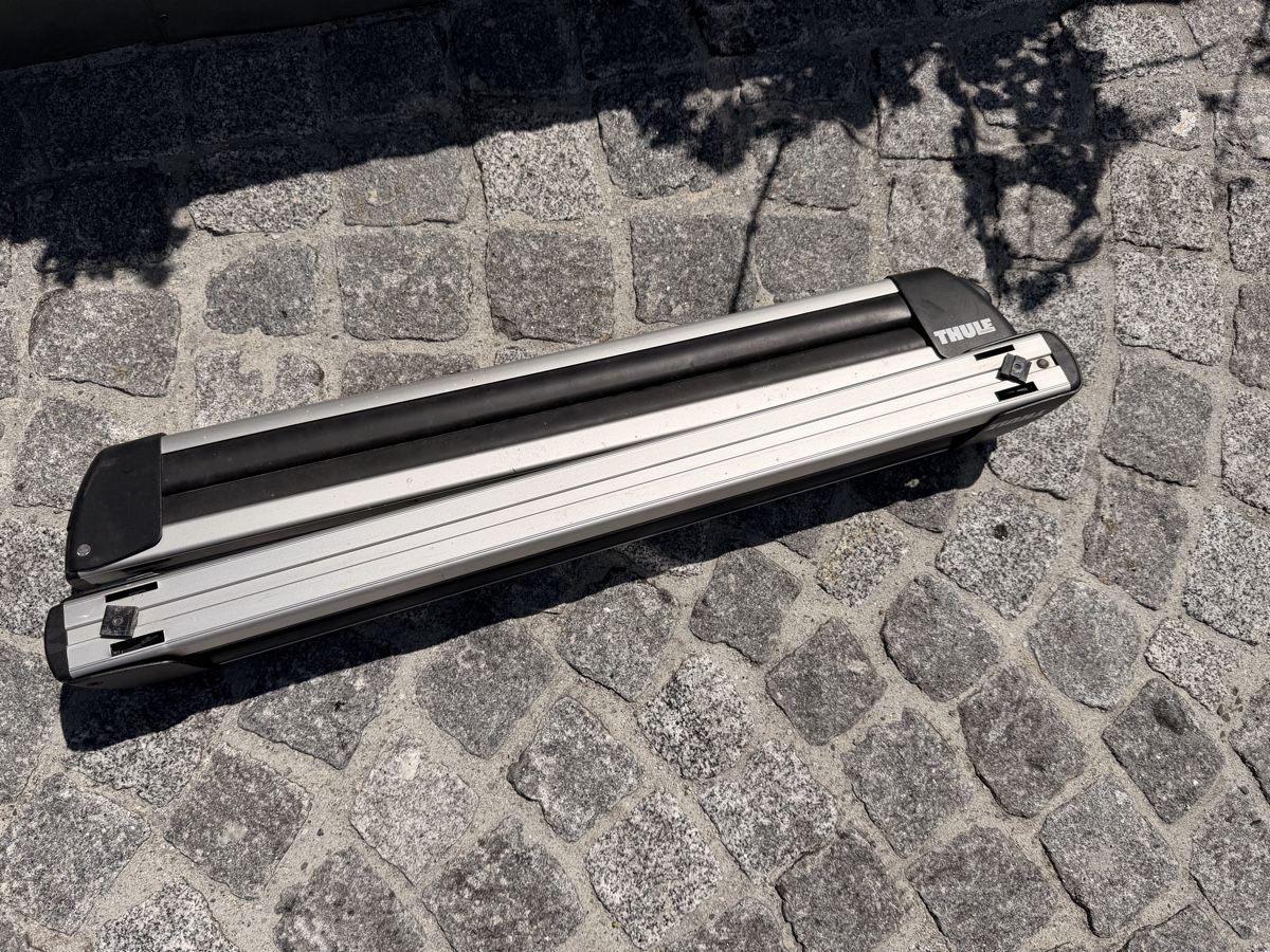 Thule Portapacchi: THULE Ski-Träger-Set Aluminium – Usato da Zürich venduto da Gadgets2020 3