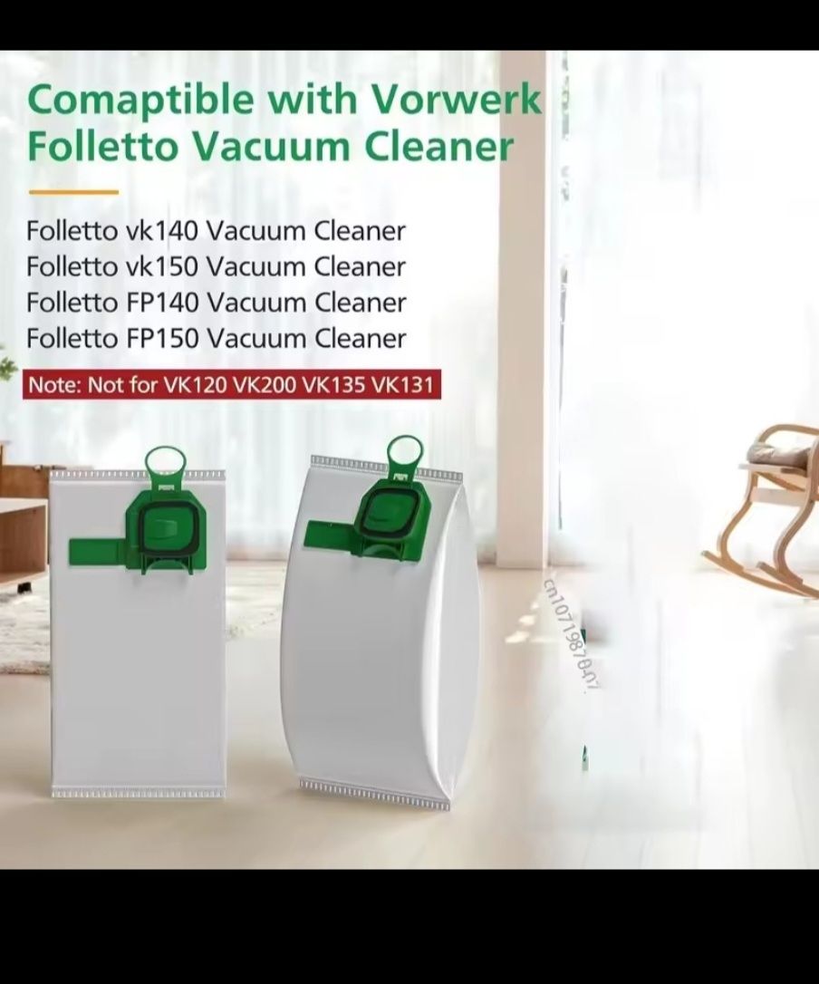 Vorwerk Aspirapolveri & Accessori: Vorwerk Folletto Staubsaugerbeutel – Nuovo (secondo la descrizione) da Klingnau venduto da Canep87