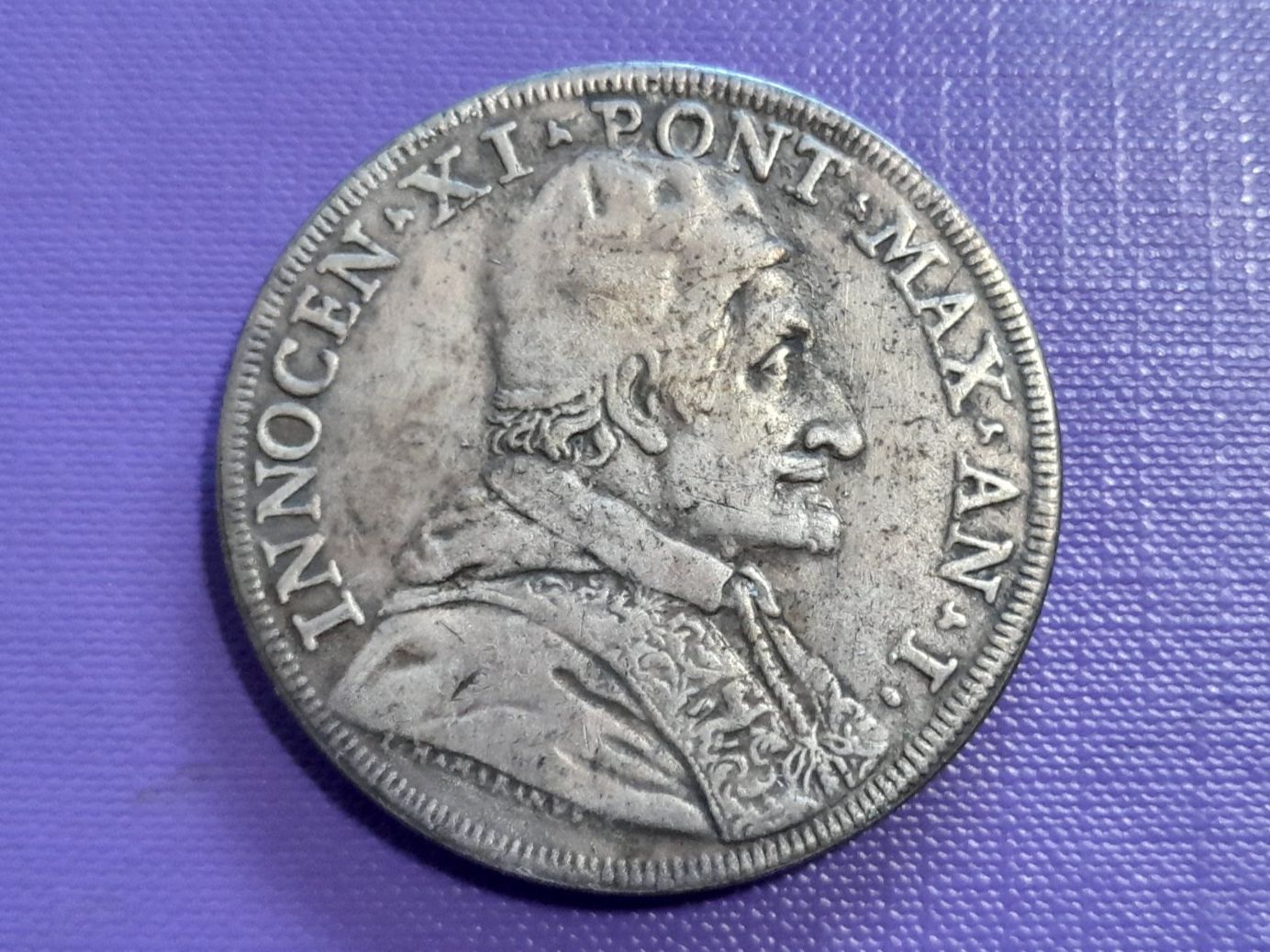 Medaglie: Medal pope Innocentius XI, 37g – Usato da Aarau venduto da Reto_BA_01