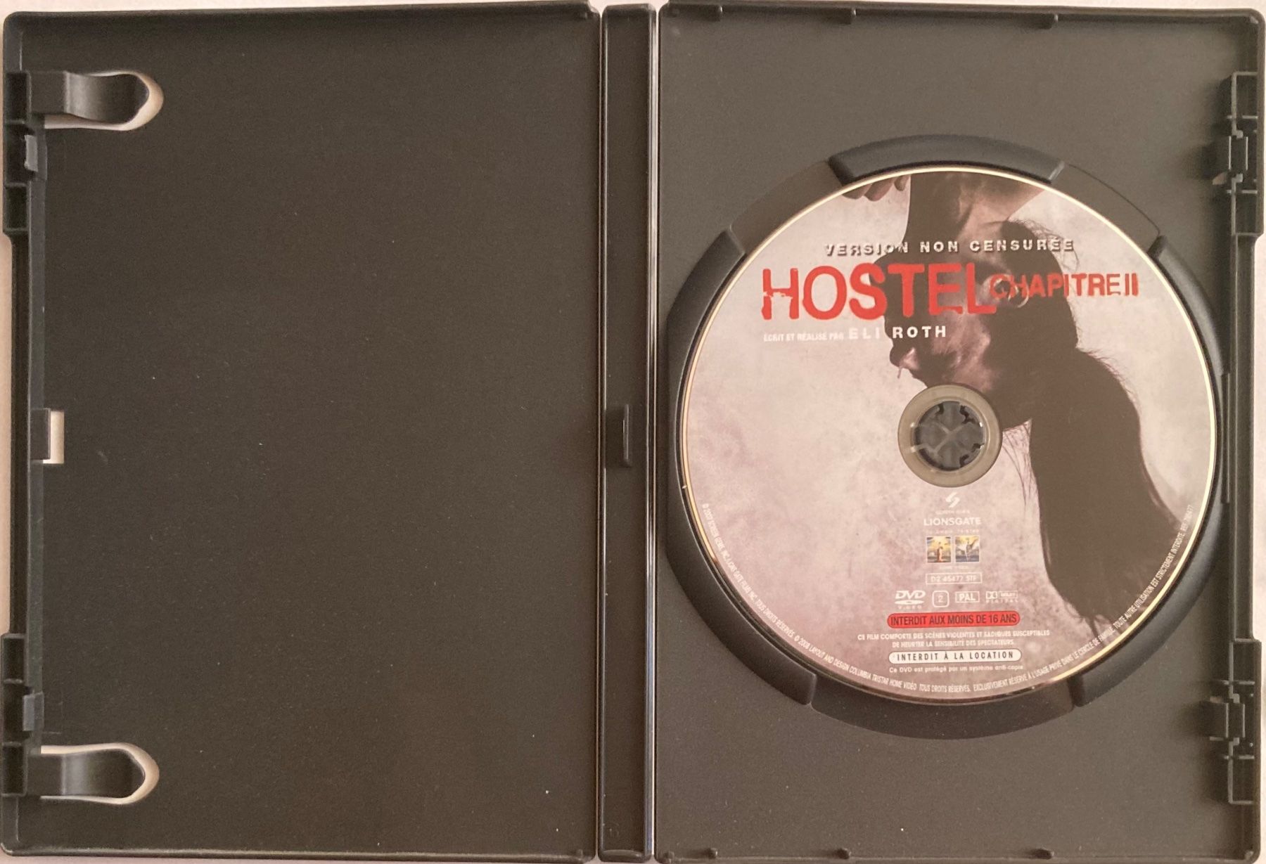 Tutti i DVDs: QUENTIN TARANTINO / ELI ROTH - HOSTEL CHAPITRE II – Usato da Poliez-Pittet venduto da Newtown-Records 2