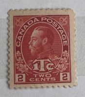 Canada Stamp Scott#MR6 1c on 2c War Tax Mint 1916