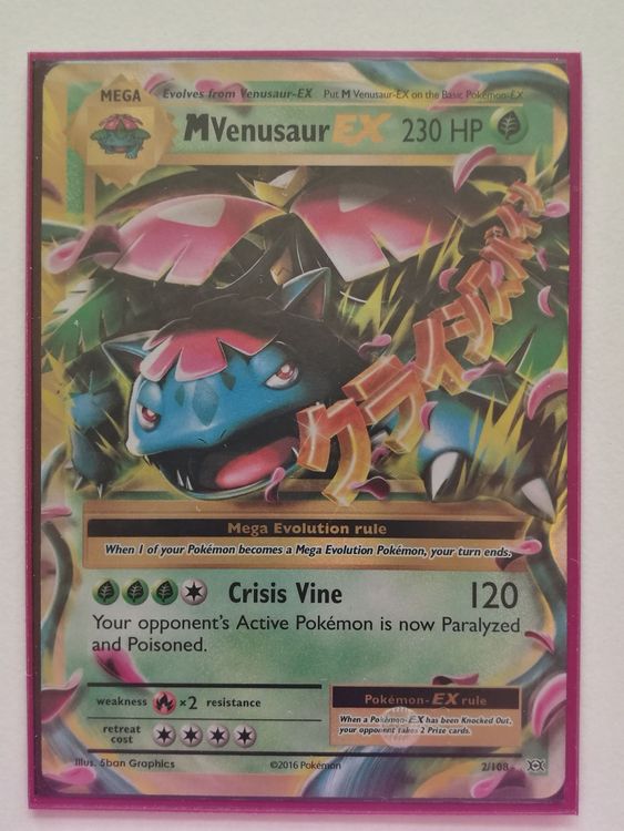 Mega M Venusaur EX 2/108 Ultra Rare Acheter sur Ricardo