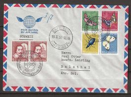 FJ1956 - Lettre Pro Juventute  1956 obl. 18.2.1957
