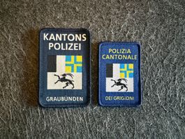 Konvolut 2 Patches Kantonspolizei Graubünden
