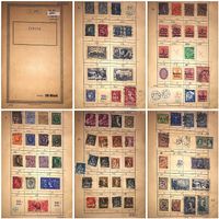 Sehr altes Auswahlheft (No. 28) mit sehr alten Briefmarken