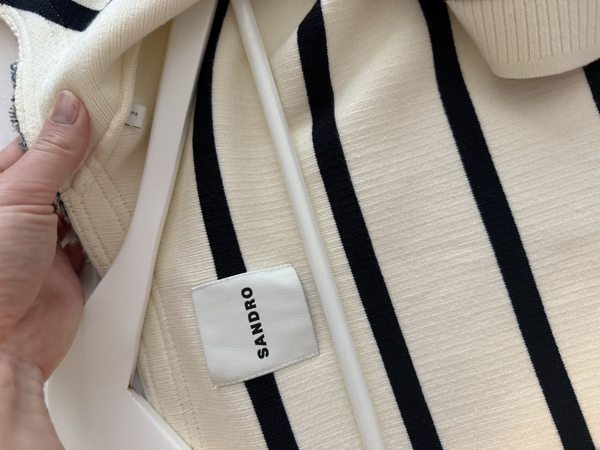Sandro Jacken: Sandro gestreifte Jacke  – Neu (gemäss Beschreibung) aus Luzern von Itsclaire 3