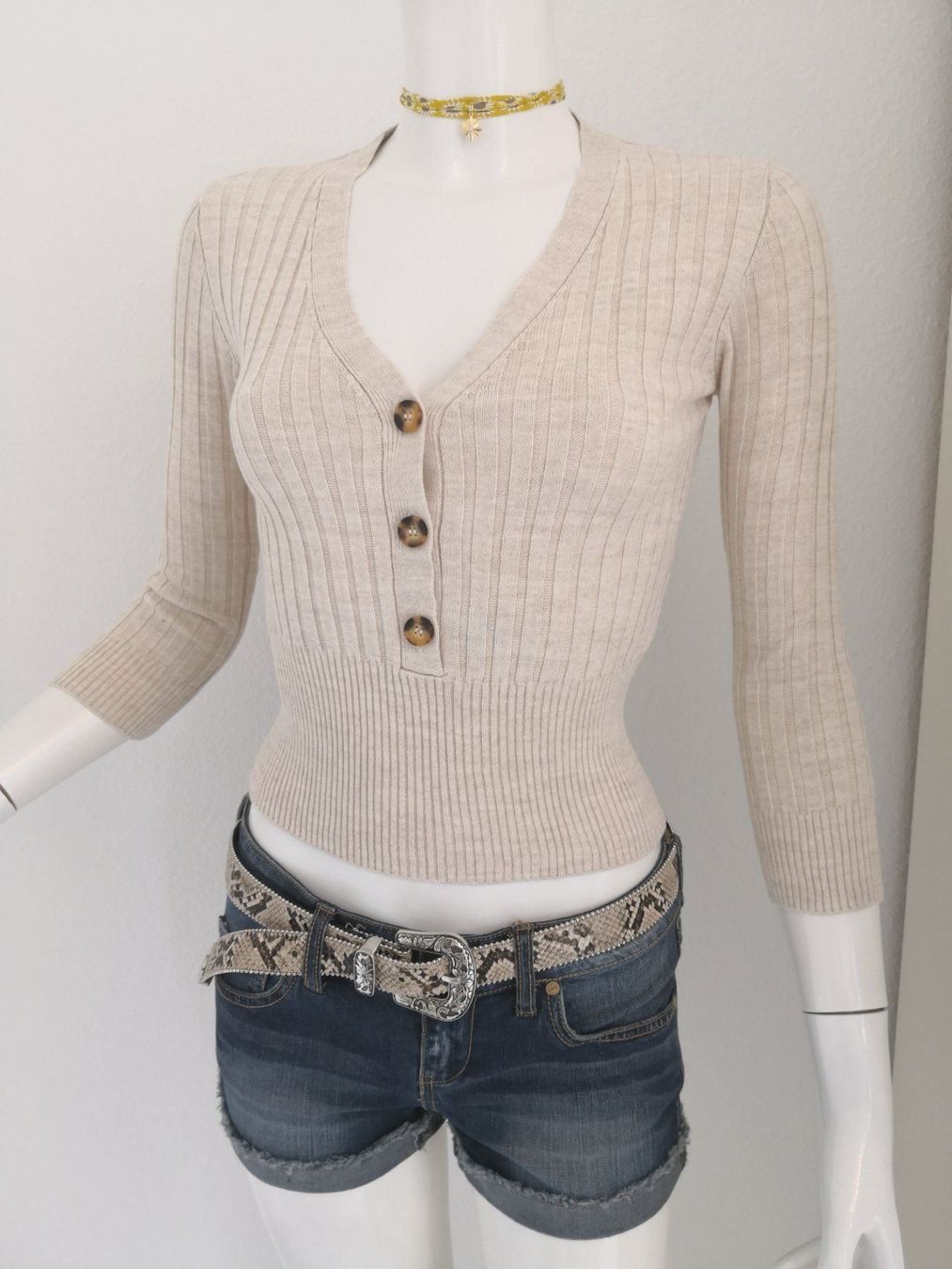 Mango Maglioni & Felpe: 🤩MANGO STRICK PULLOVER BEIGE & KNÖPFE NEU & D&G P. – Nuovo (secondo la descrizione) da Olten venduto da Naja-Twins-Twins 6