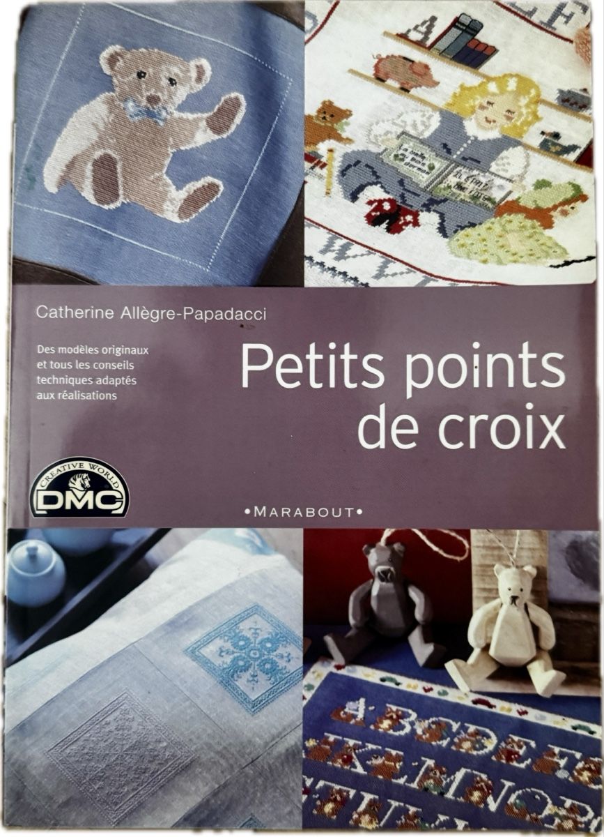 Libri: livre d’explications et schémas_PETITS POINTS DE CROIX  – Usato da Thônex venduto da baladin_2008