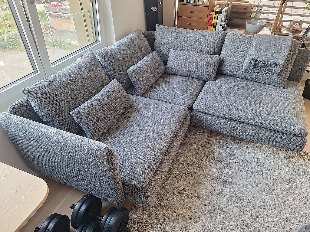 Ikea Sofas: Ecksofa 3-sitzig, hellgrau, Stoff - sehr guter Zustand – Gebraucht aus Wetzikon ZH von dar_x2jj