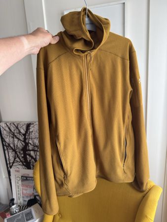 Arcteryx Herren Fleece Hoodie Mustard Farbe M