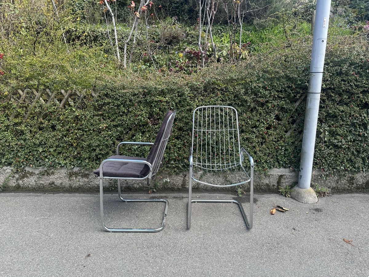 Sedie: Freischwinger Stühle von Gastone Rinaldi – Usato da Zürich venduto da inf_995m