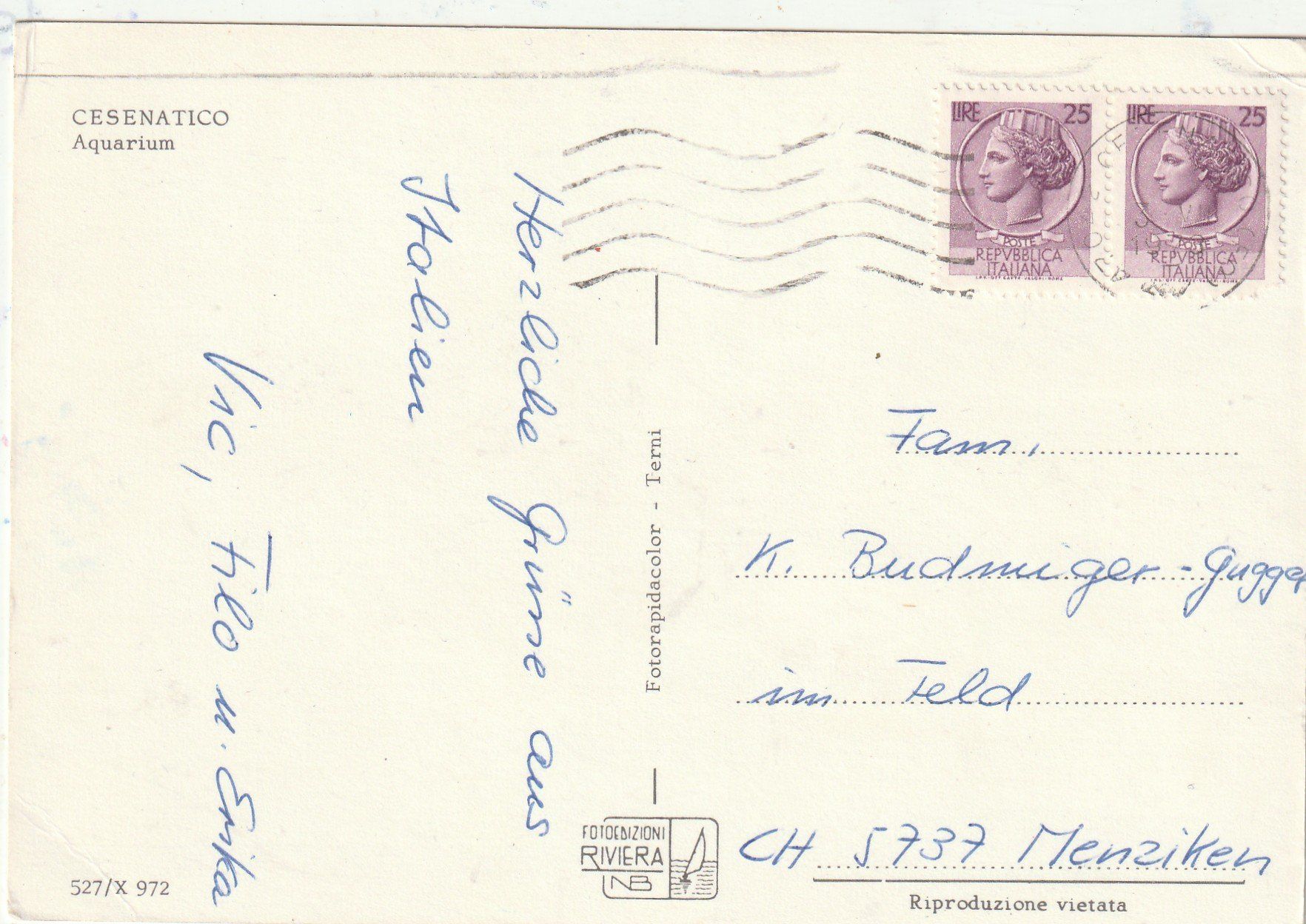 Cartoline postali: Cesenatico Aquarium – Usato da Lumbrein venduto da made02 1