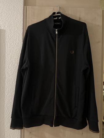 Fred Perry Trainingsjacke schwarz Grösse XL 