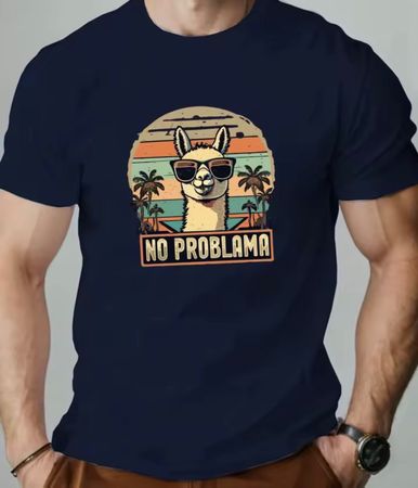 No Problama Shirt - L - Lama Funshirt —> NEU!!
