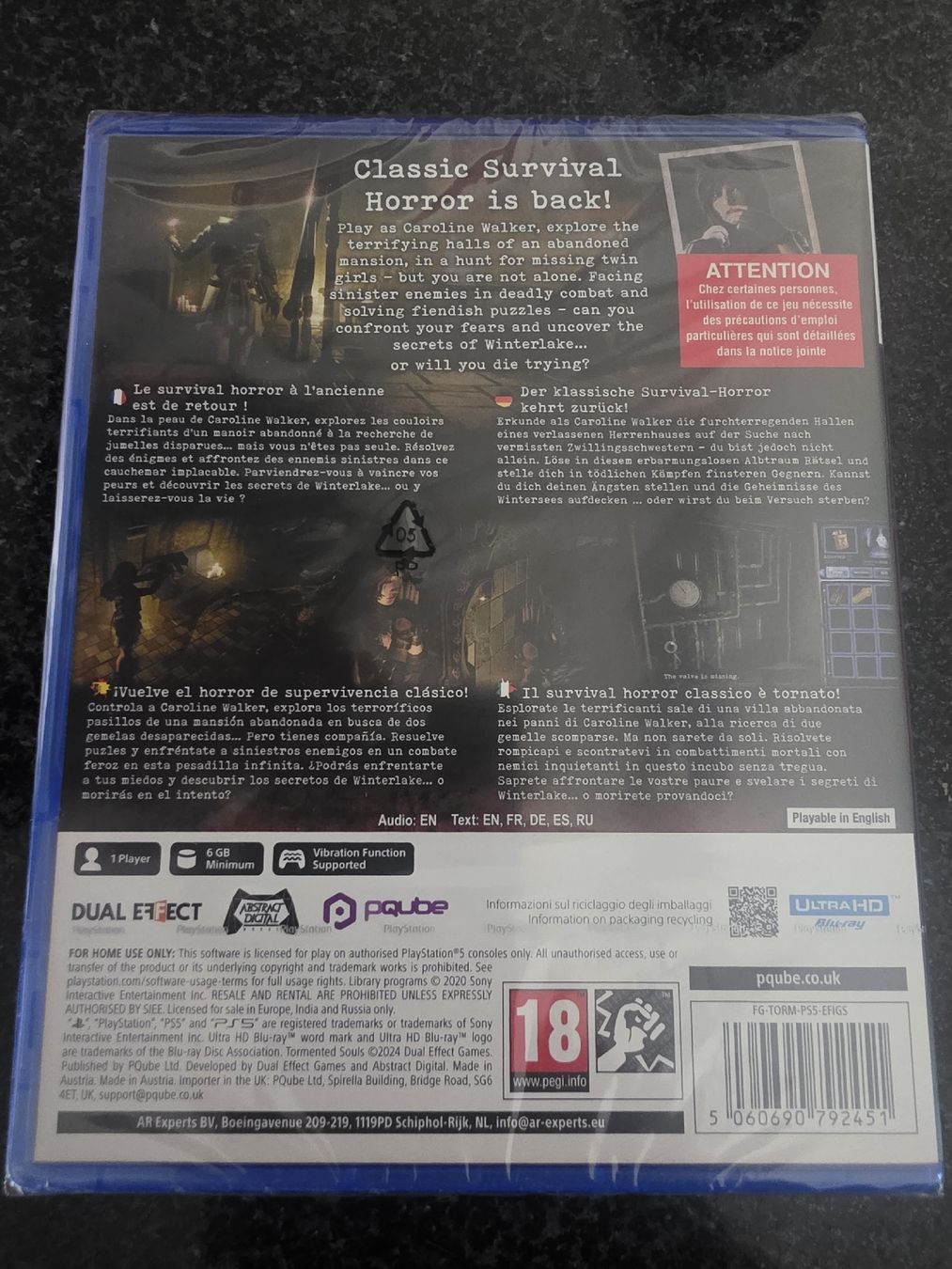 Giochi: Tormented Souls PS5 (neuf) – Nuovo e nell'imballaggio originale da Chavornay venduto da Crash37 1
