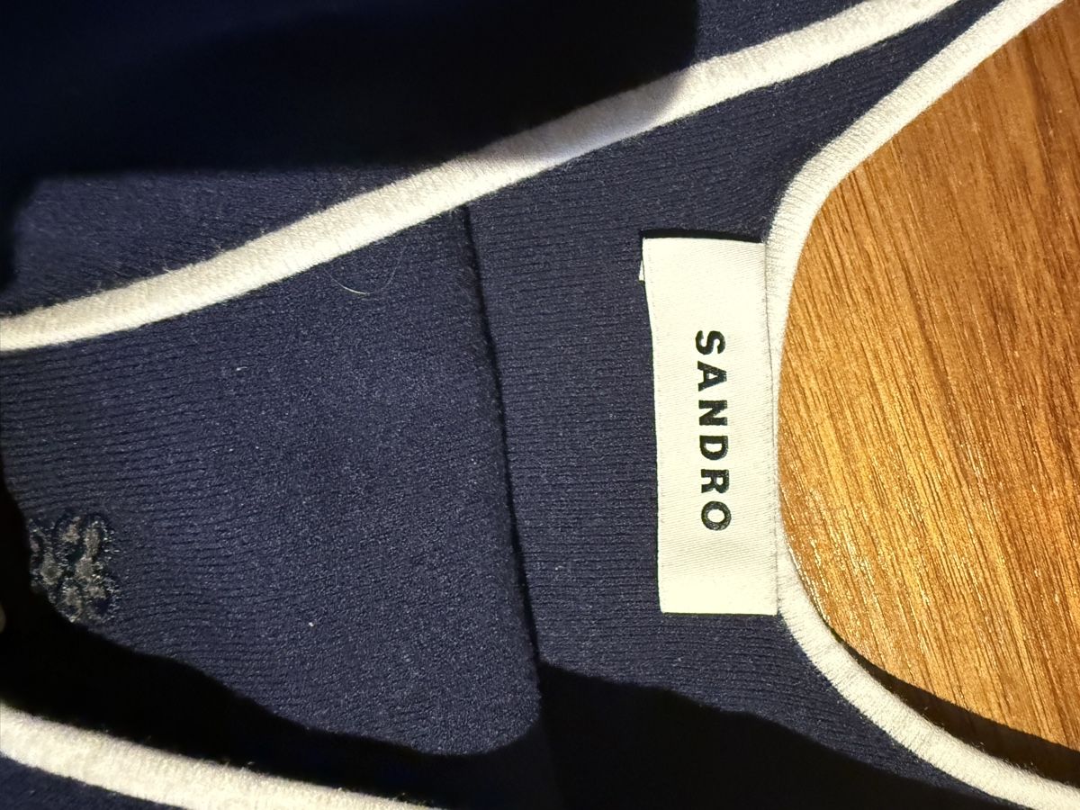 Sandro Top: Navy Sandro Bodysuit – Nuovo (secondo la descrizione) da Bottmingen venduto da Itsclaire 4